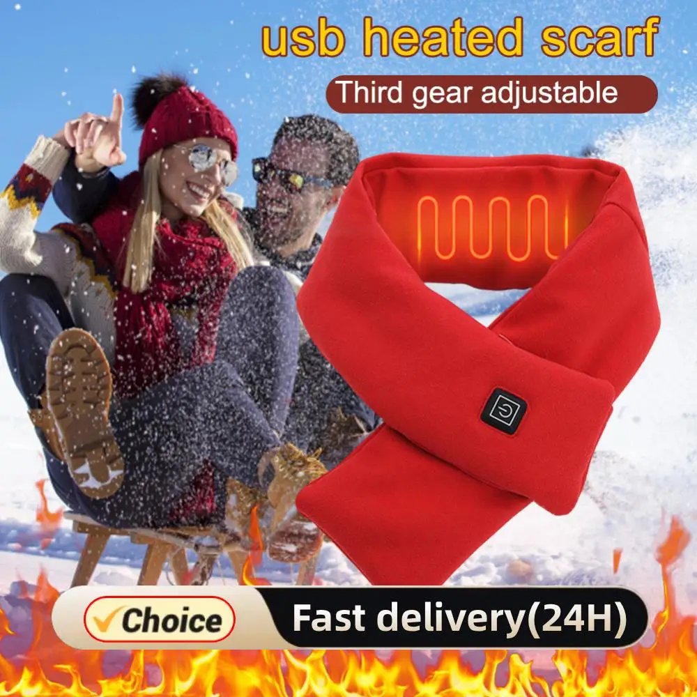 

Шарф с электрическим подогревом, зарядка через USB, грелка для шеи, морозостойкая термообертка для шеи, теплая моющаяся для альпинизма, пешего туризма, езды на велосипеде