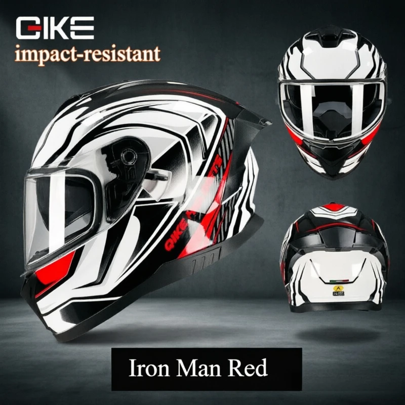 Genuine CHIKE Full-Face Motorcycle Helmet, Compatible with Both Electric Scooters and Motorcycles All Year Round