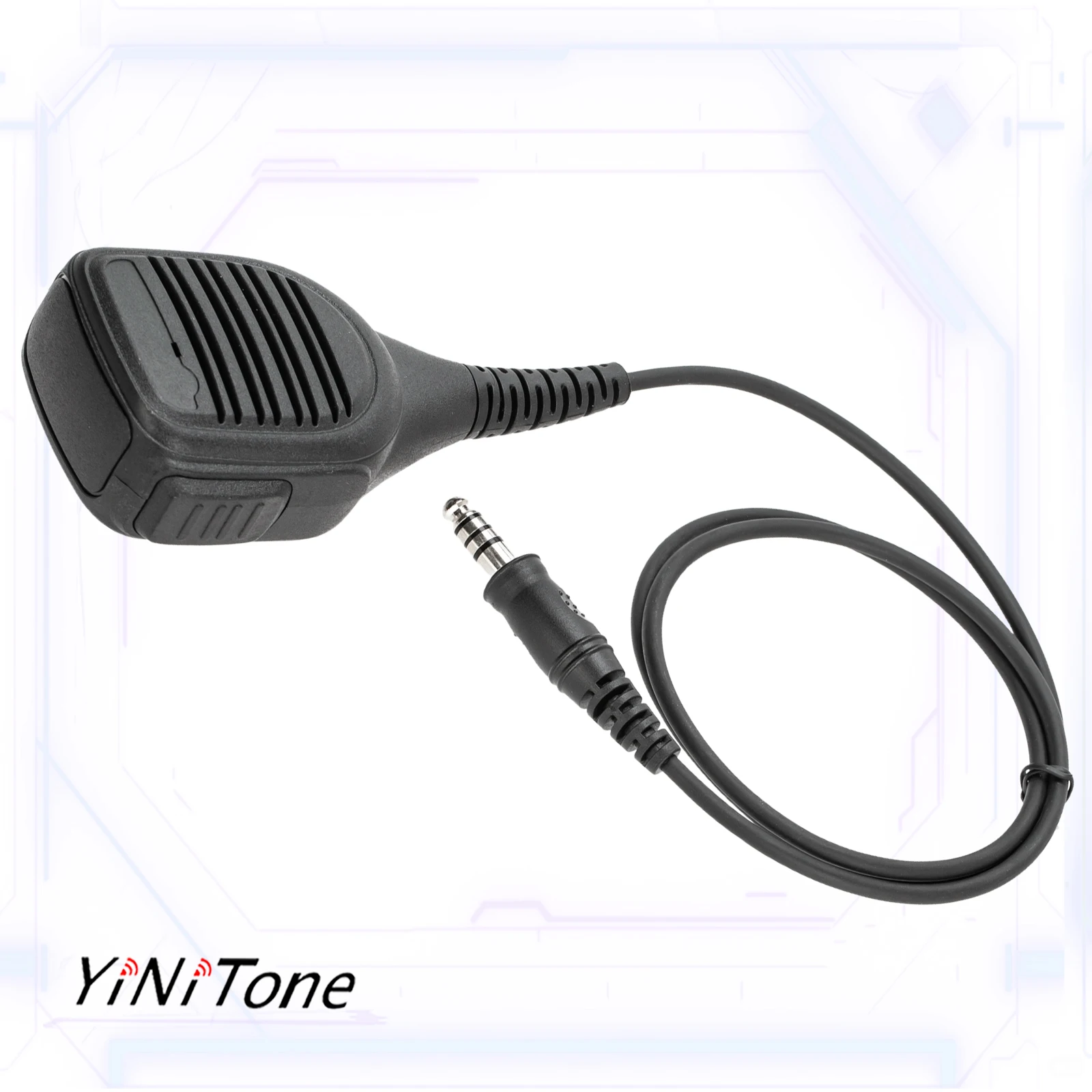 Walkie talkie noise reduction Speaker Mic For two way radio 7.1mm NATO Adapter U94 PTT Loud clear sound Microphone