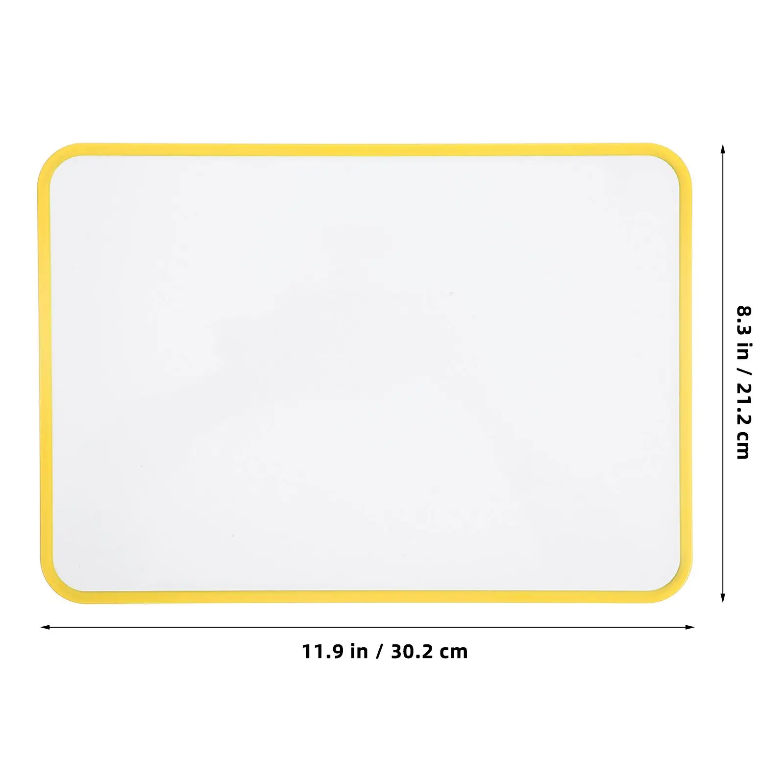 Magnetic Whiteboard Small Size Black Writing Teaching Office Use ABS Material Classroom Student Learning Dry Erase