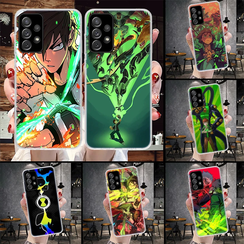 Ben Cartoon 10 Soft Phone Case For Samsung Galaxy S26 S25 Edge S24 FE S23 S22 Ultra S21 Plus S20 + Art Fundas Back Cover Galaxy