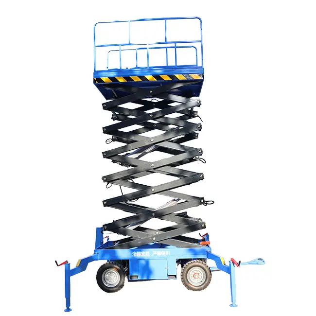 

Воздушная платформа 6 м 8 м 10 м 12 м 14 м Skylift Мобильный подъемник Леса 500 кг Гидравлический ножничный подъемник