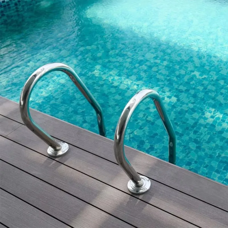 2026 Hot Sale Hot Sale 2/ 3/ 4/ 5 Steps Swimming Pool Metal Stainless Steel 304 Ladder With Plastic Or Stainless Steel Step