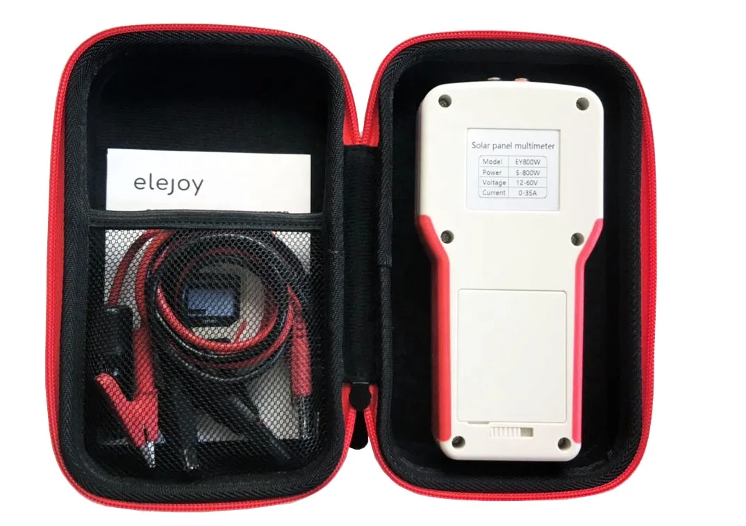 ELEJOY EY800W panel słoneczny MPPT LCD miernik testujący inteligentne napięcie prądu cyfrowy miernik mocy spustoszenia