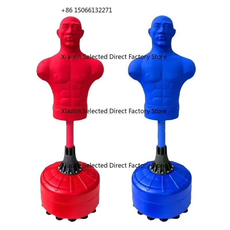 

Wholesale Adjustable Height Human Man Shape Standing Punching Bag Kick Boxing Taekwondo Dummy