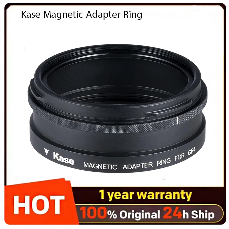 Kase Magnetic Adapter Ring Compatible with Ricoh GR4 Camera Accepts Kase 49mm Filters