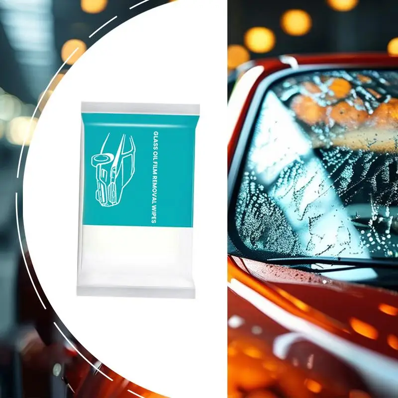 Car Glass Oil Film Cleaner Anti-fog Windshield Glass Cleaner Car Windshield Cleaning Wipes Car Glass Cleaner Wipes Dusting Wipes