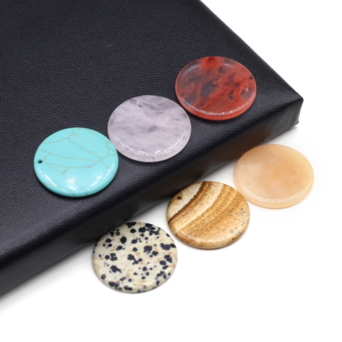 30mm Natural Gem Stone Pendant - Mens Fashion Discord review and price