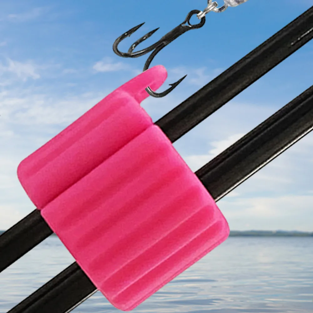 Fishing Rod Protect Ball Waterproof Fastener Binding Clip Anti-Collision Silicone for Fishing Rod Accessories