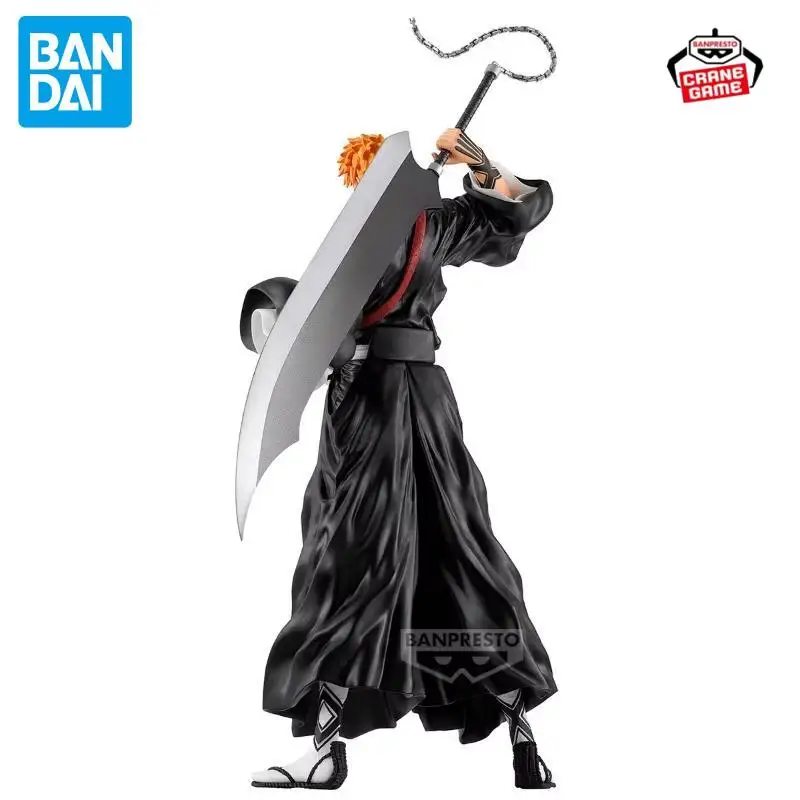 متوفر في المخزون الأصلي بانداي بانبريستو بليتش كوروساكي إيتشيغو جديد وغير مفتوح أنيمي تمثال مجموعات حقيقية لعبة مجسمة هدية #2