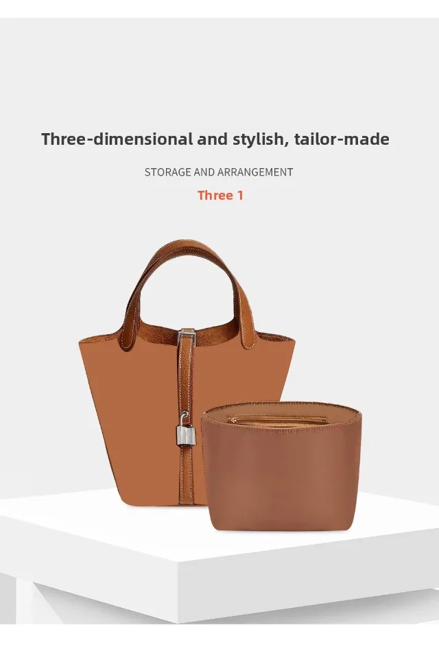 Bag organizer insert For Picotin 18 22 easy to wash and dry quickly bag support storage inner modification bag accessories