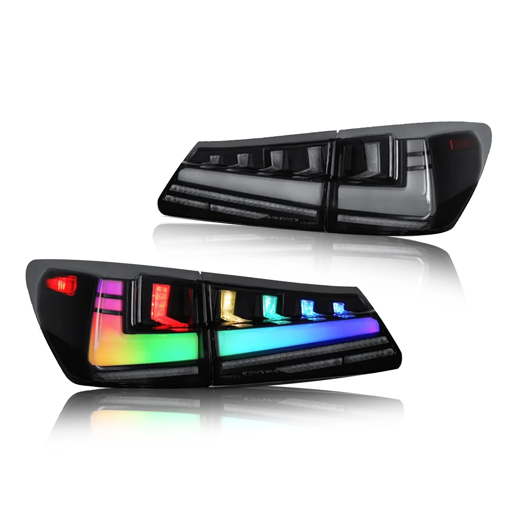 

Clear Lens LED Tail Lights for IS250/IS300/IS350 2013-2020 - RGB, Sequential, Plug & Play