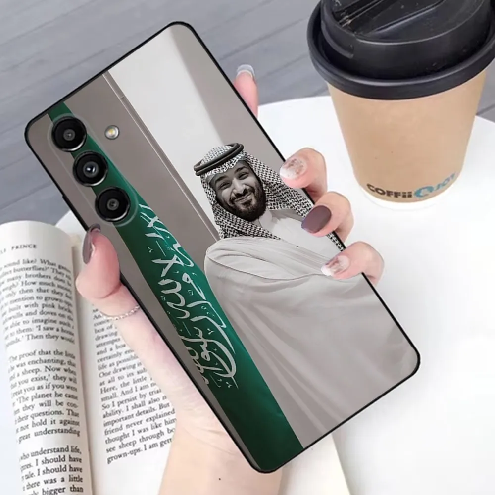 Mohammed bin Salman MBS Phone Case For Samsung S 25,24,21,22,23,30,20,Ultra,Plus,Fe,Lite,Note,10,9,5G Black Soft