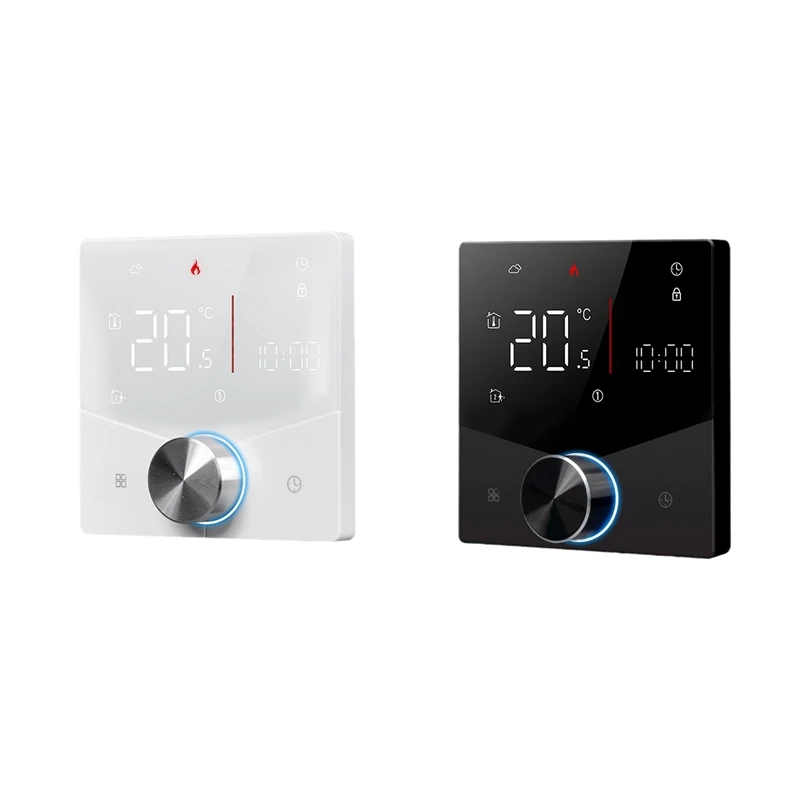 

Wifi GB Graffiti Smart Home Floor Heating Thermostat Knob Switch App Remote Timing Energy Saving Thermostat