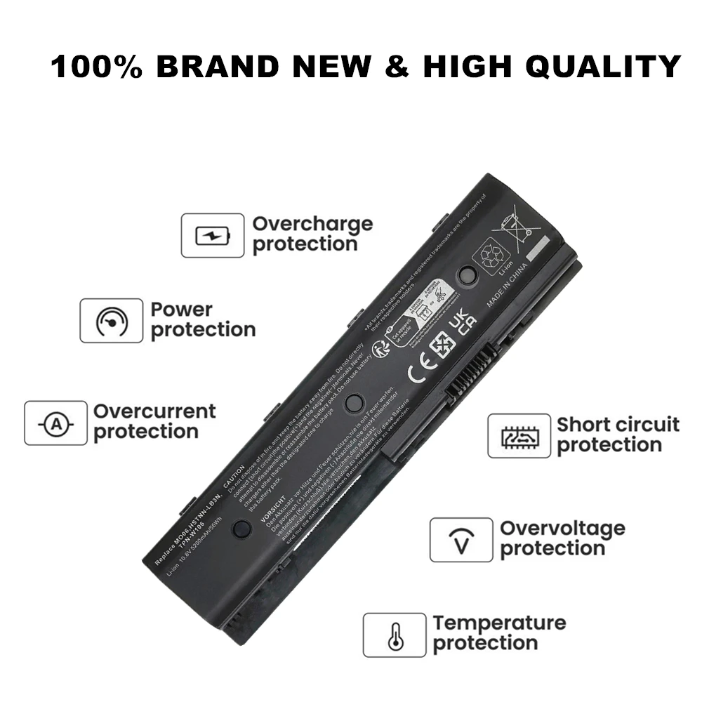 MO06 MO09 Laptop Battery For HP Pavilion DV4-5000 DV6-7000 DV7-7000 HSTNN-LB3P YB3N UB3P YB3P LB3N OB3N TPN-W106 W107 W108 W109
