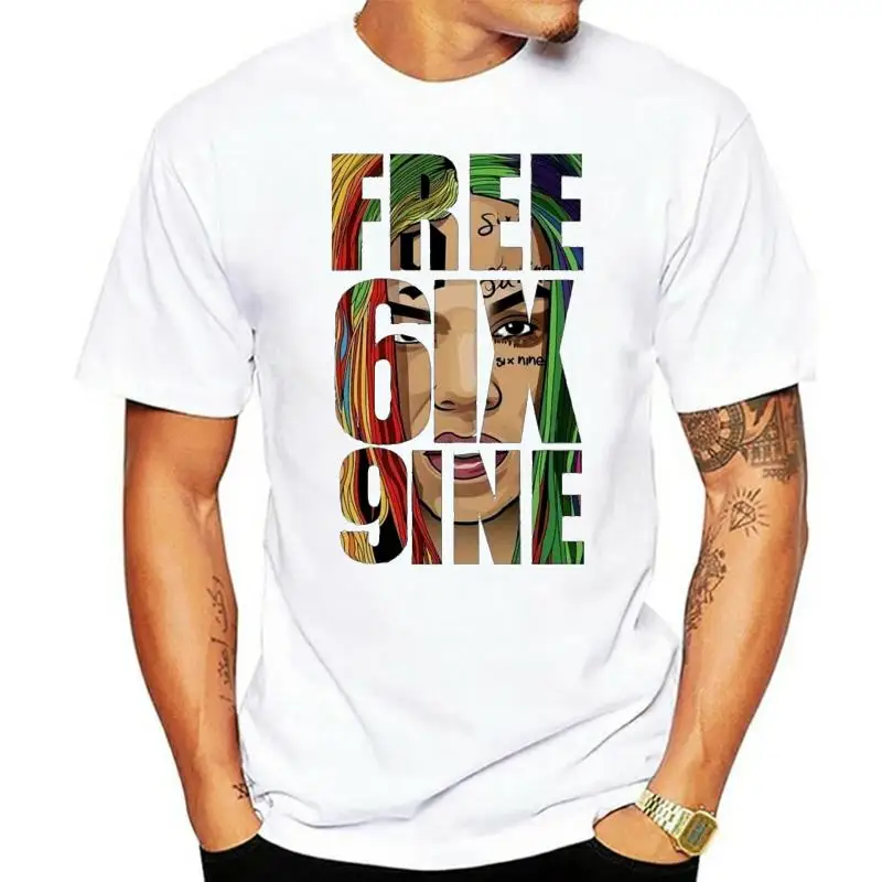 FREE TEKASHI 6IX9INE Black T-shirt S-6XL Full Size