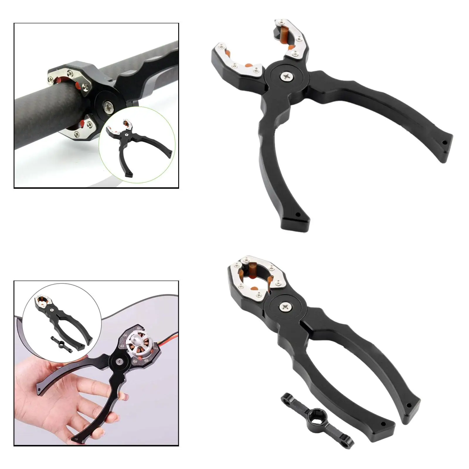 RC Model Pliers Aluminum Alloy Quick Release Propeller Remover Tool Professional Accessory for RC Aircraft Motor Maintenance