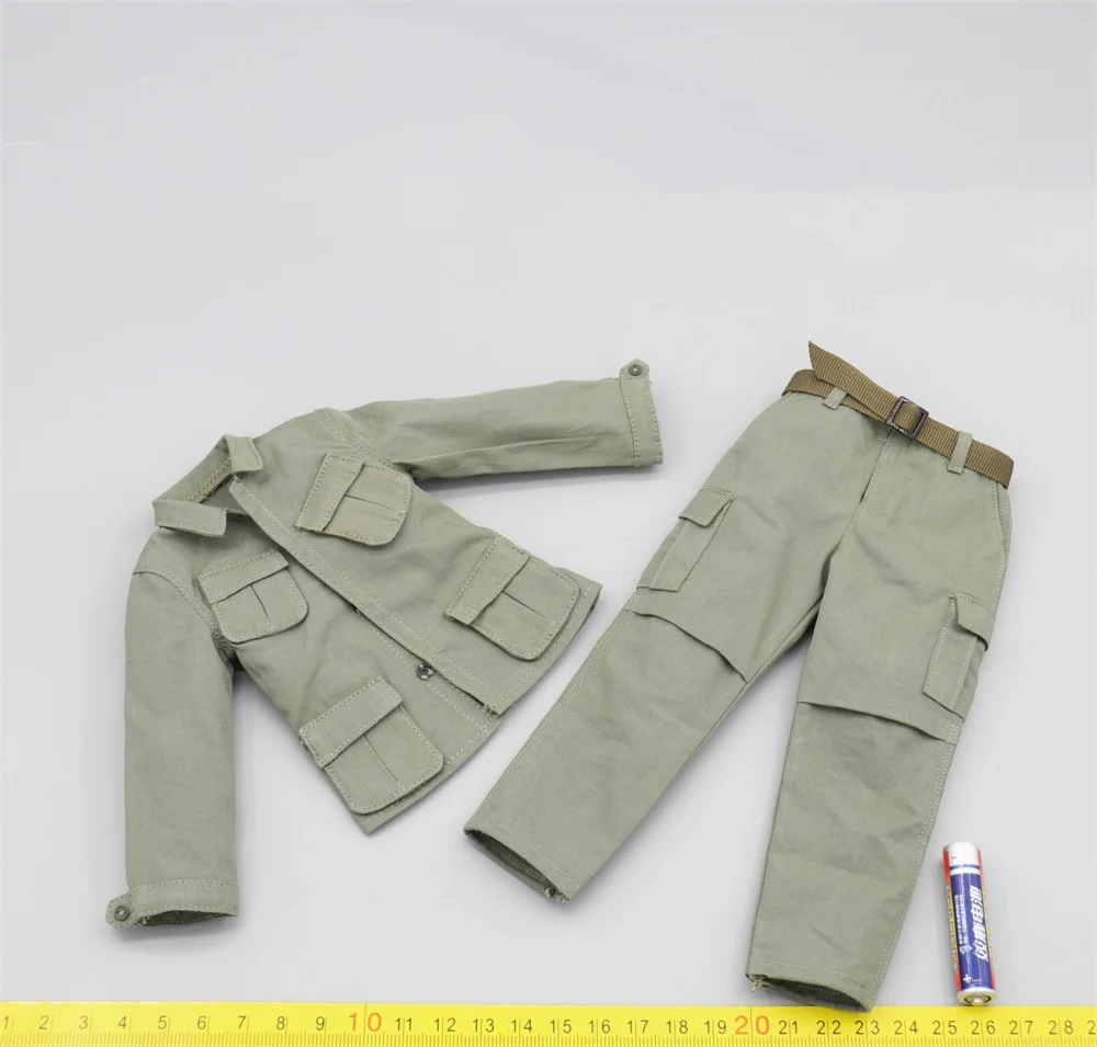 QQRANGER QOTOYS QOM-1046 US. Soldier Vietnam Hospital Operation Unit Dress Uniform Bulltet-proof Vest Toys Model For 12