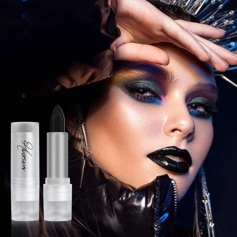 

Hot-selling European and American Halloween Ice Cube Lipstick Matte Lip Glaze Gothic Festival Color Lipstick MuMulti-color