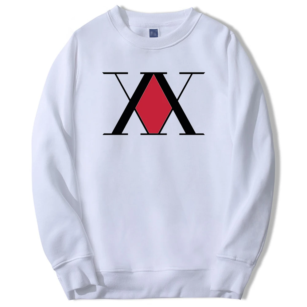 

Hunter X Hunter Anime Mens Crewneck Sweatshirts Hoodies Men Graphic Pullover Harajuku Oversize Round Neck Sportswear Sudaderas