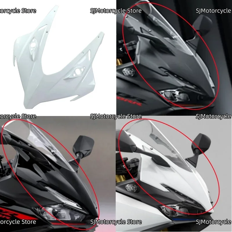 Front Headlight Hood Fairing Panel Cover Nose Head Cowl Fit For HONDA CBR250RR CBR250 RR 2023-2024