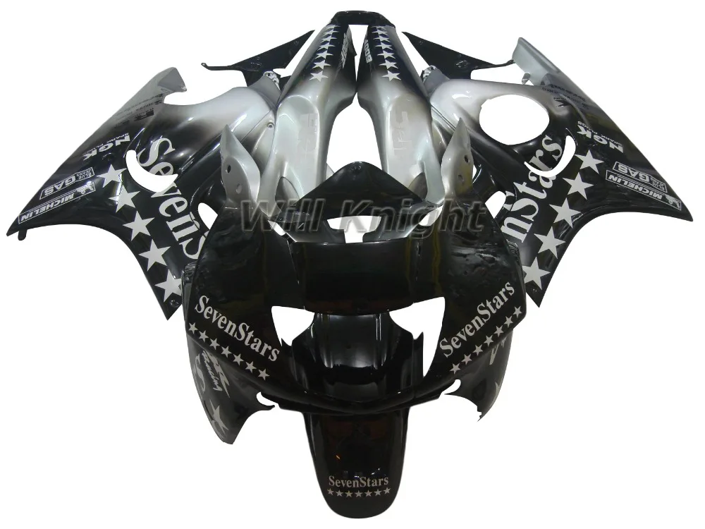 

Intelligent Library ABS Fairing Kits Motorcycle Kit 100% Fit For HONDA CBR600 F3 97 98 Silver Black Seven Stars