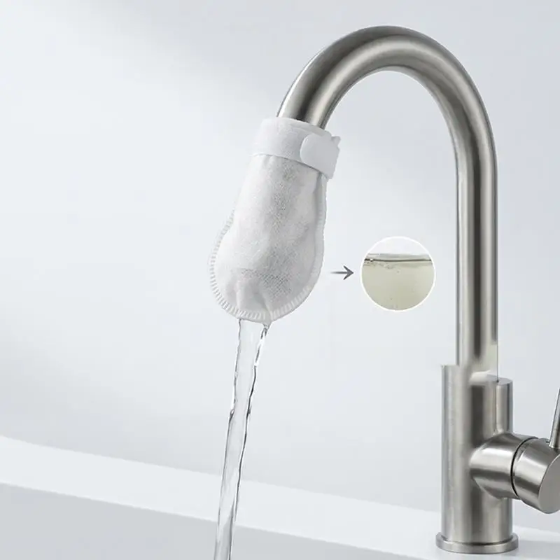 

♫ Крышка-фильтр для кухонного смесителя, 50/100 шт. одноразовых чехлов-фильтров для крана, предотвращает попадание осадка и примесей