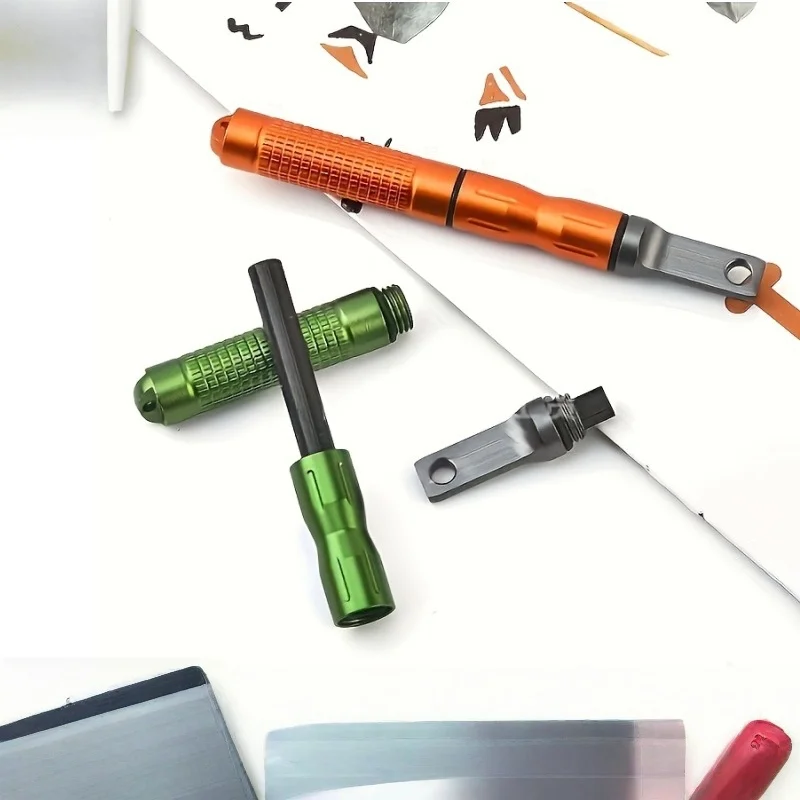 

New Waterproof Portable Flint Emergency Fire Starter Multifunctional Outdoor Camping Fire Rod Tool for Survival Equipment