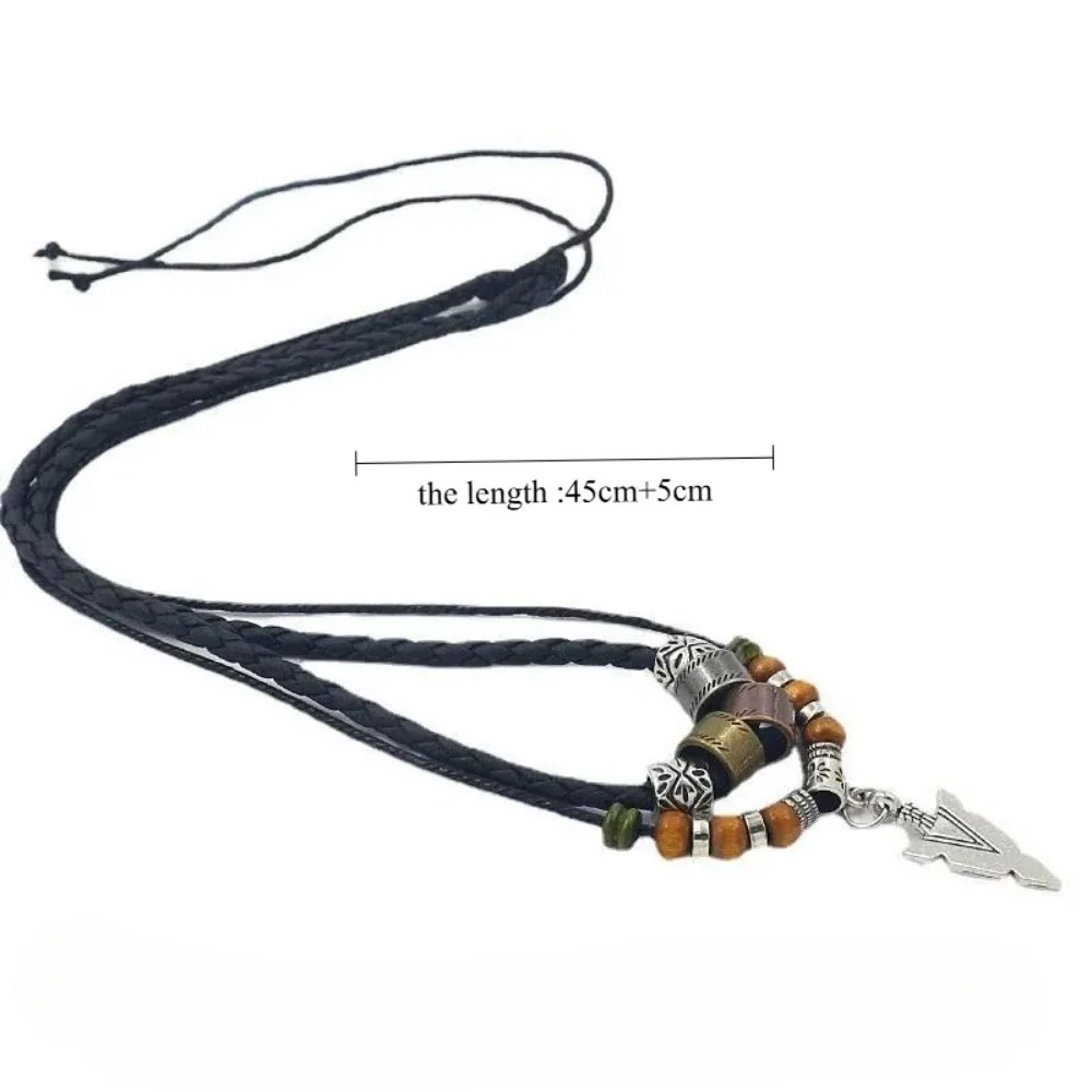 نموذج جديد قلادة مرساة للرجال - سلسلة طوق عصرية عتيقة على طراز الطلاب #4