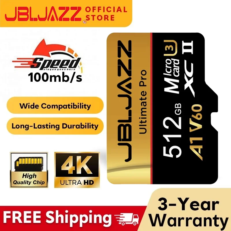 Cartão de Memória Micro TF SD de 512GB, 256GB, 128GB, 64GB, Cartões SD, Pen Drive TF, Dispositivo de Armazenamento Classe 10, Dropshipping