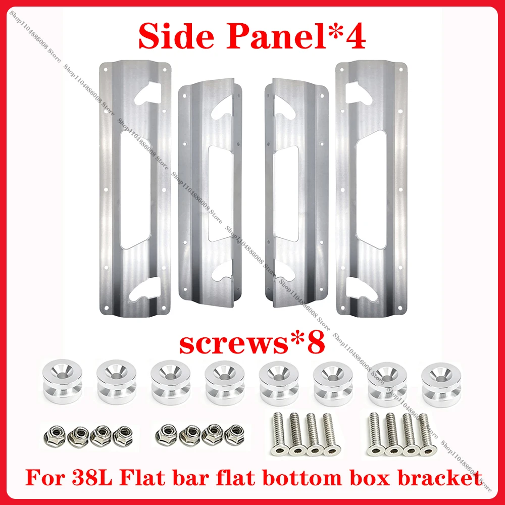Variant: 4PCS-silvery flat
