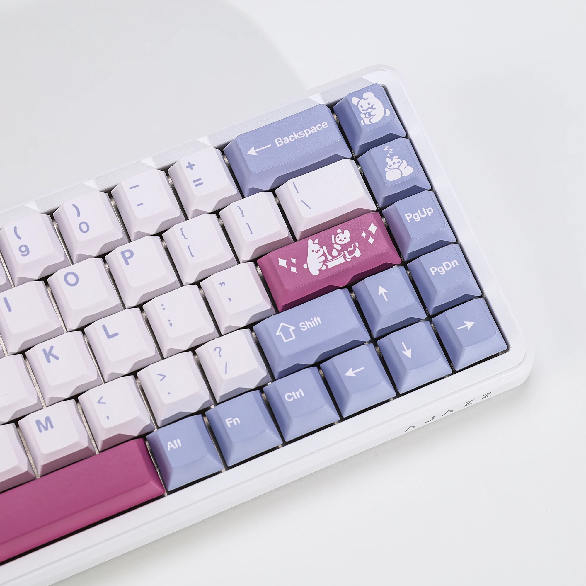 KBDiy Clone GMK Tuzi Keycap Retro Cute Cherry Profile Alice Keycap Custom für MX Magnetic Switch Gaming Mechanical Keyboard KIT – Detail 13