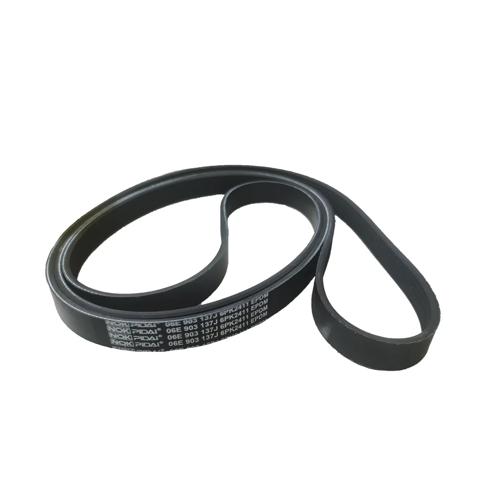 OEM 06E903137J 6PK2411 Drive Belt Tensioner Ribbed V Belt 06E903137B 06E903137A for AUDI A4 A6 For Volkswagen TOUA Touareg