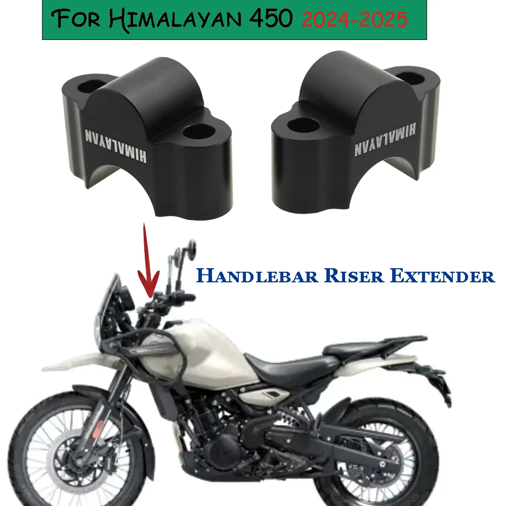 

2024-New For Himalayan450 Himalayan 450 Motorbike Accessories Handle Bar Clamp Raised Extend Handlebar Mount Riser