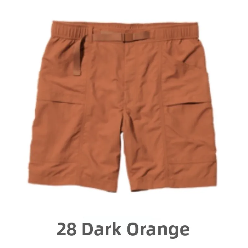 سروال رجالي صيفي كاجوال قصير، خفيف وفضفاض متعدد الجيوب سريع الجفاف، بنطلون عمل كاجوال بطول خمسة أرباع، سروال مستقيم الساق من ...