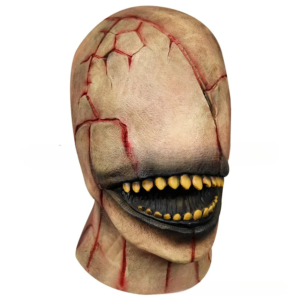 

2024 Million Halloween Hot Sale Horror Faceless Mask Open Hole Faceless Big Mouth Ghost Mask Secret Room Party Dress Up Scary