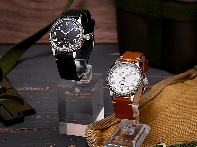 Baltany S2051 Automatische Mechanische Uhr für Herren Retro WW1 Trench Militär-Stil Armbanduhr Vintage Dress Watch ST1701 Retro – Detail 1