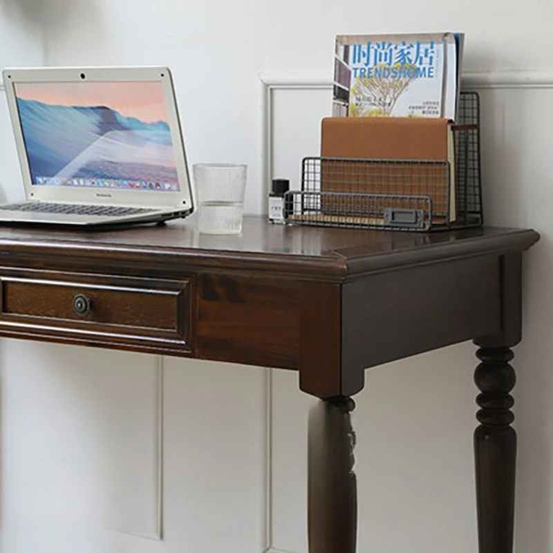 

American simple modern desk light luxury apartment home writing desk bedroom study desk computer