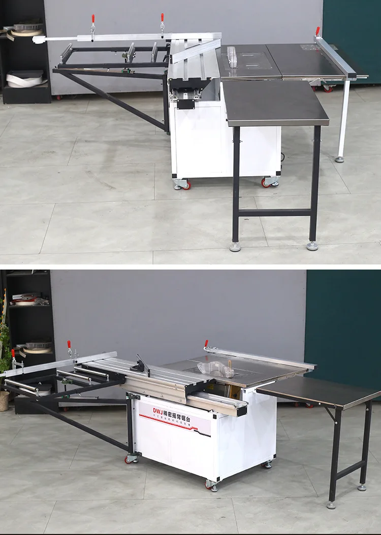 Precision Sliding Table Saw Box Type Dust Free Panel Saw Woodworking Workbench Precision Sliding Table Saw Woodworking Set