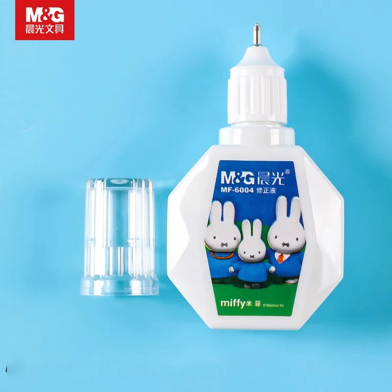 M&G 18 ml Korrekturflüssigkeit, tragbar, für Studenten, 2 Stück, Korrekturflüssigkeit für Studium und Büro