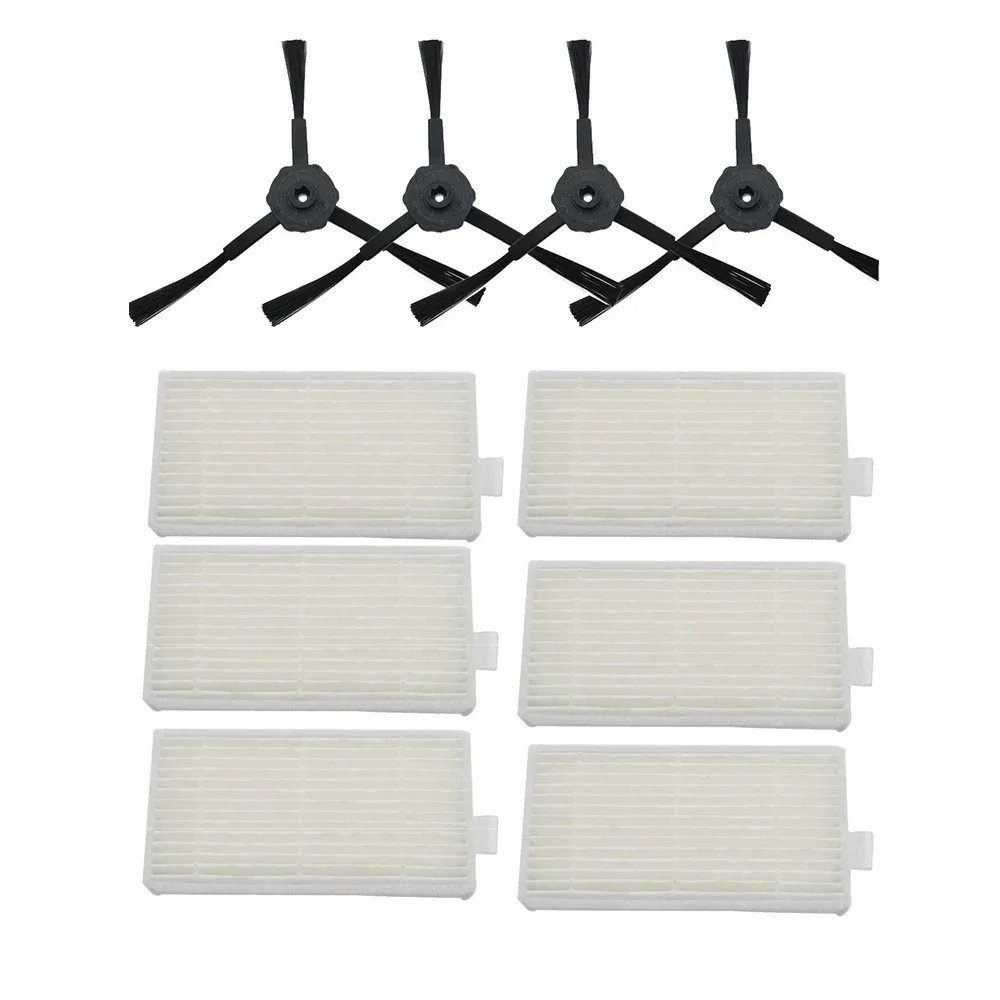 Pack HEPA Filter for ilife v5 x5 panda x500 ECOVACS CR120 X600 Side Brush hepa Filter Vacuum Cleaner Accessories