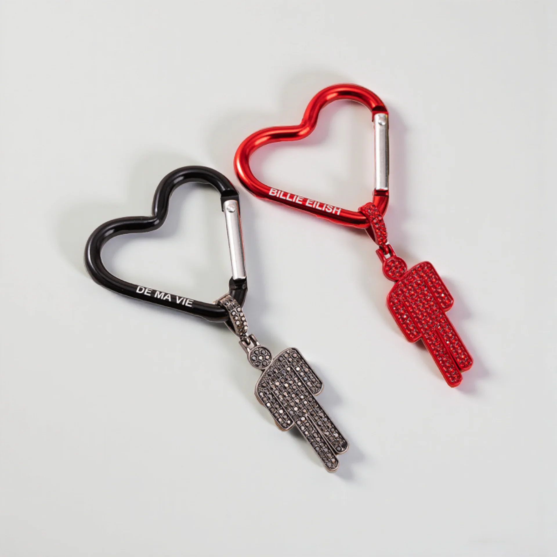 Billie hip-hop fashion little character pendant keychain niche versatile hanging accessory for Men Women Hip Hop Accessories