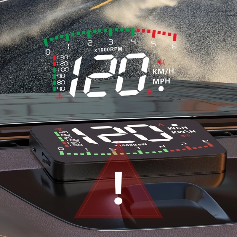 Head Up Display Car OBDII EUOBD Windshield Projector HUD Display Shift Reminder Water Temp RPM KMH MPH