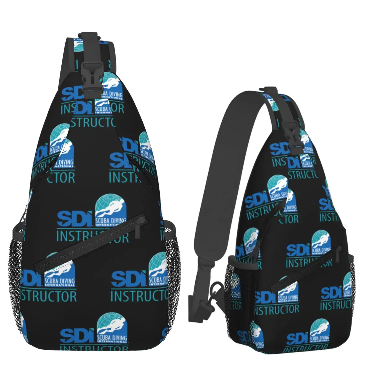 

Подводное плавание International (SDI)-SDI Инструктор Нагрудная сумка Мужской рюкзак через плечо на слинге Нагрудная сумка Дорожный рюкзак Сумка на плечо