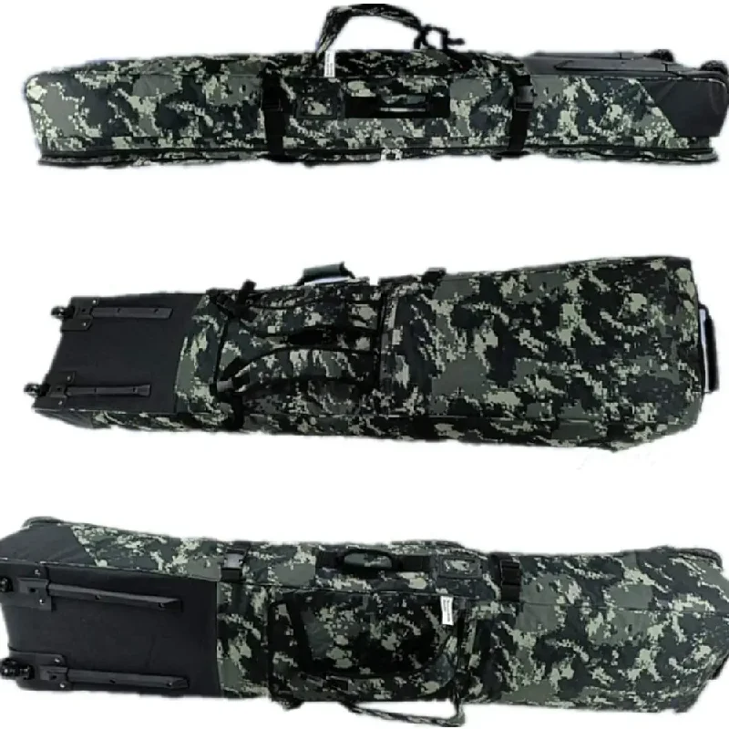 Camo Snowboard Bag Fully Padded Wheel Travel Bag Doule Snowboard Snowboard Boots Ski Double Gear bag tugboat large capacity