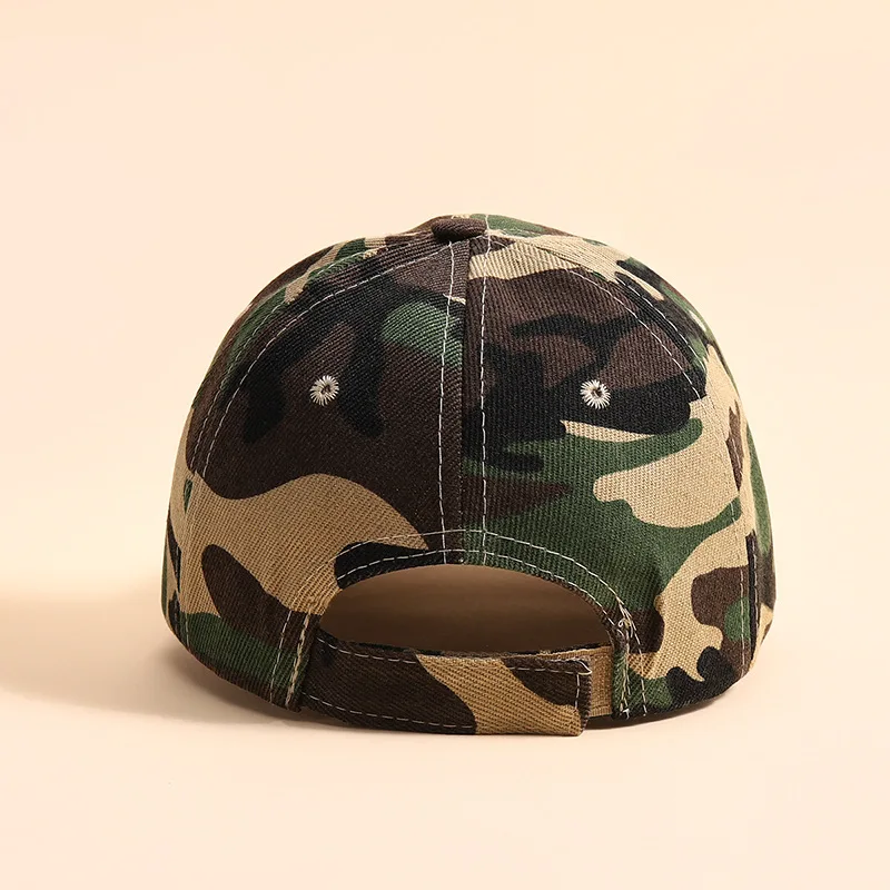 2024 Fashion Children Cap Camouflage Kids Sun Hats for Girls Boys Accessories Outdoor Travel Child Baseball Cap 6-12Y