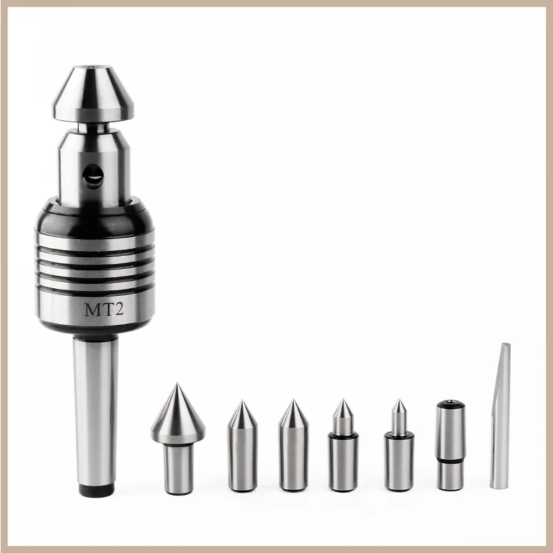 Precision MT2 plug-in rotary center mose MT2 top suit can change head multi-function thimble