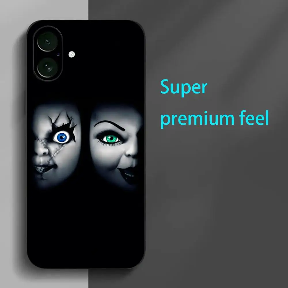 Movie Phone Case For iPhone 18 17 16 15 14 13 12 X XR XS Plus Mini Pro Max Soft black C-Chucky Child play Shockproof Cover - view 3