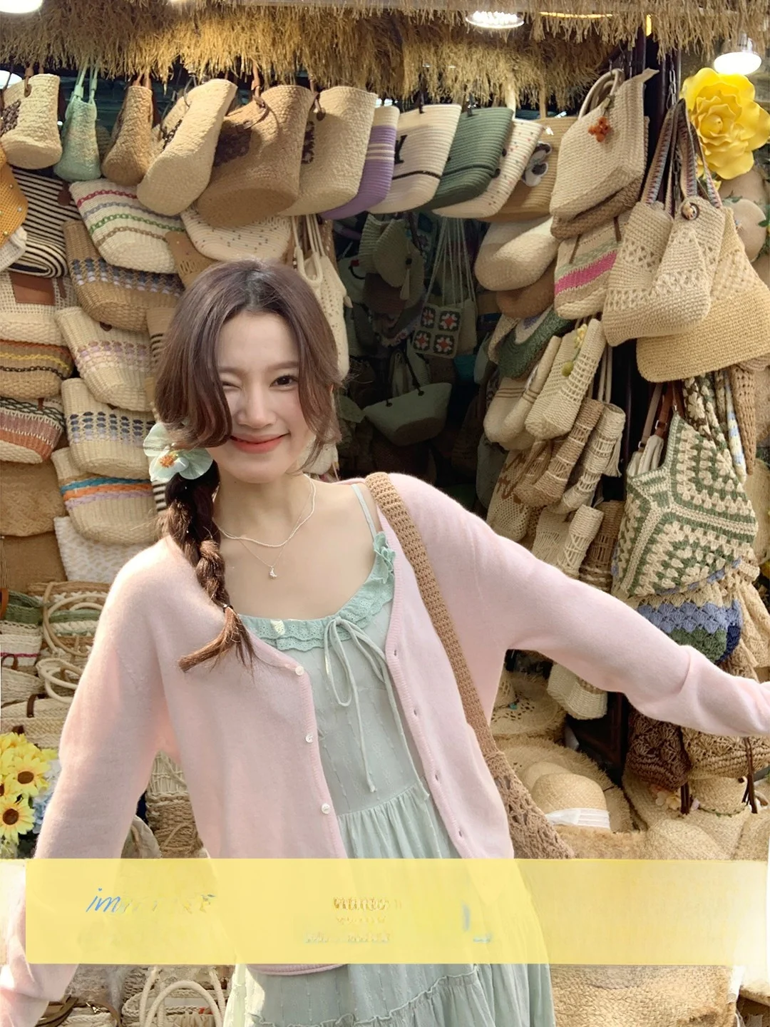 

Soft Pure Color V-Neck Woolen Knitted Open Cardigan Korean Style Gentle Design Loose Fit Long Sleeve Women's Knitted Top