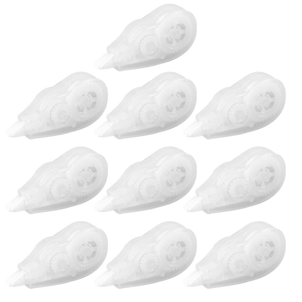 

10 Pcs Correction Tape Portable Plastic Writing Tapes Compact Size Practical Design Safe Use Student